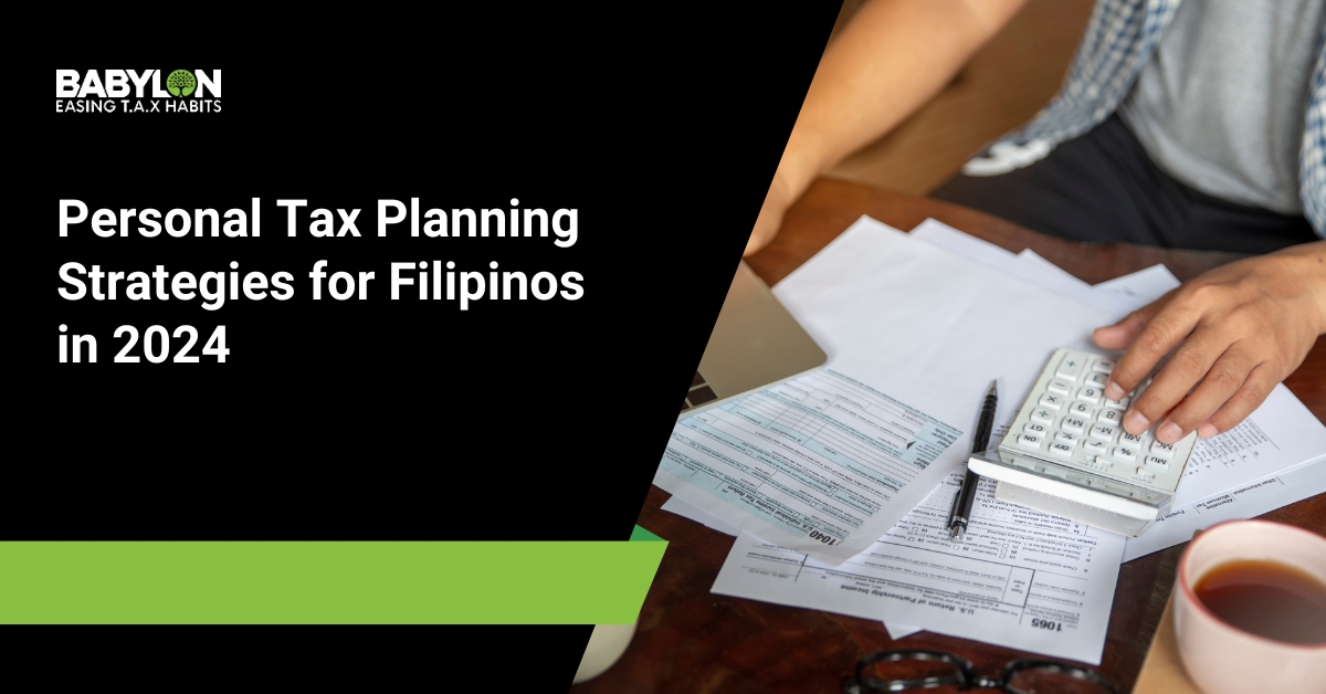 Personal Tax Planning Strategies for Filipinos in 2024 Banner