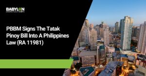 PBBM Signs The Tatak Pinoy Bill Into A Philippine Law (RA 11981)