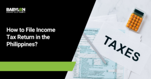 Income Tax Return Philippines